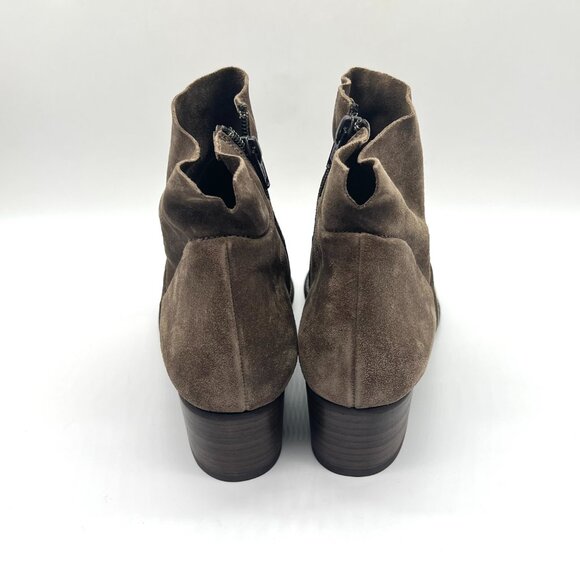Paul Green Womens 8.5 US 6 UK Faye Brown Suede Leather‎ Ankle Boots Shoes - Picture 7 of 15